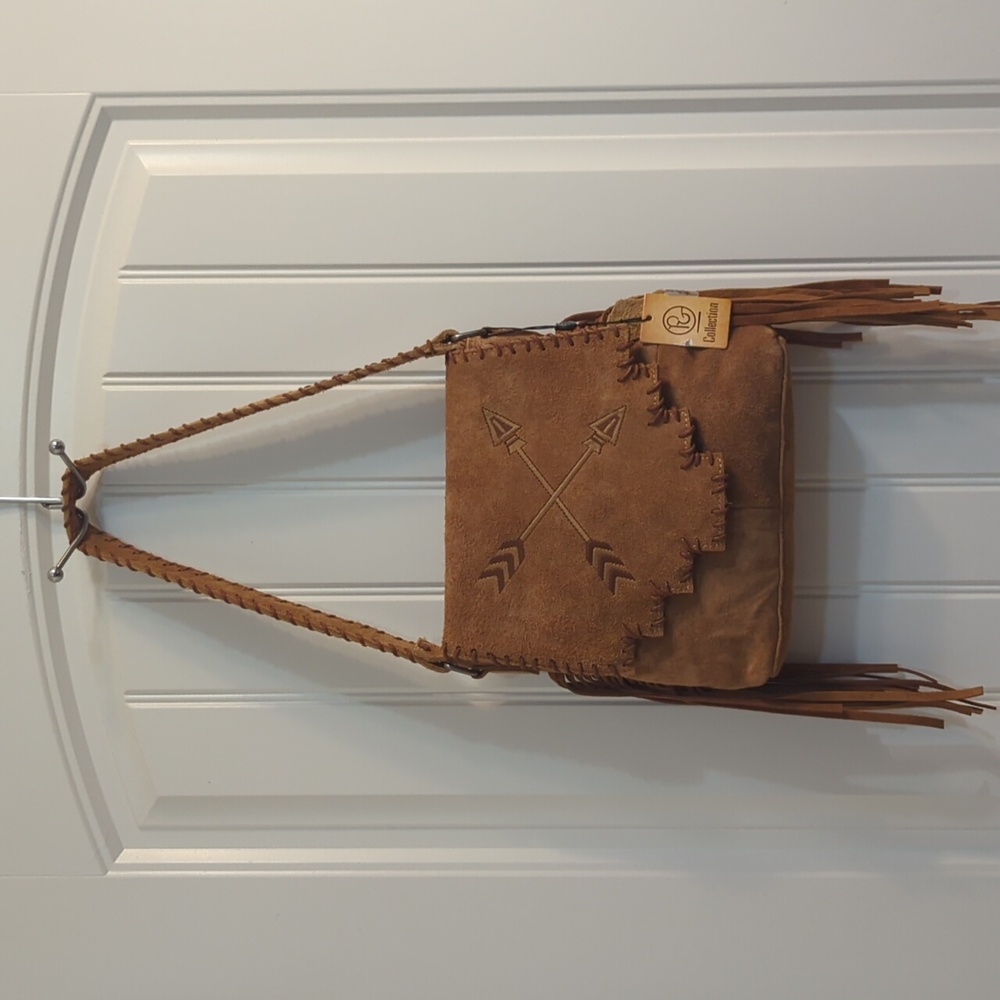 P & G Leather and Cowhide Purse NWT